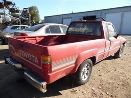 1987 Toyota Truck SR5 Red Extended Cab 2.4L AT 2WD #Z22879